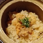 日本料理 対い鶴 - ウニとホヤのご飯