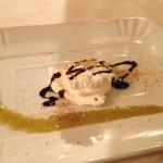 ristorante Baccarossa - 白いのは生クリームじゃなくてチーズ