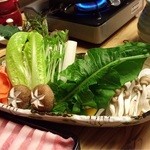 那須いちやホテル - ディナー：しゃぶしゃぶのお野菜