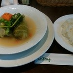 シトラス - Aランチの中の「春野菜たっぷりロールキャベツ」h28.6.6撮影