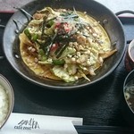 cafe rest HAKUBA - バンブー焼きそばランチ