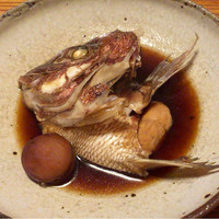 ろっこん - 真鯛のガシラ 煮魚