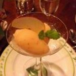 横浜うかい亭 - リンゴのジェラート