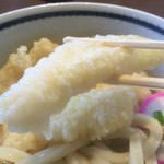 うどん番長 - イカ天も、ぷりっぷりな食感♬