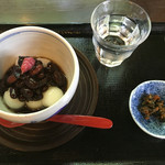 西宮家 母屋 - 黒豆ぜんざい@550円