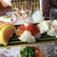 かに道楽 新宿本店 - タラバかに彩り刺身