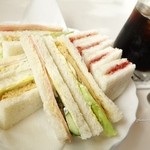 てまり - 料理写真:2016年4月　サンドウィッチ【500円】コーヒーは別です