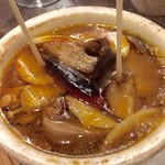 ひより　麦縄本舗　炭焼酒場 - H28.06.06 木の子とニンニクの地獄焼き