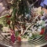 ひより　麦縄本舗　炭焼酒場 - H28.06.06 納豆とチャンジャの韓国風サラダ