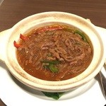 Kisshoubou - 春雨と牛肉の煮込み(麻辣)土鍋