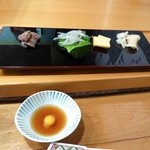 小判寿司 - シャコ、しらす、伊達巻