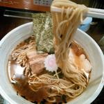 らーめん そよ風 - 極め煮干し醤油ラーメン　麺中盛り（麺1.5倍）