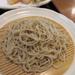 山月 - 蕎麦は蕎麦粉だけを使った生粉蕎麦でした。
