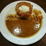 カレーハウス CoCo壱番屋 - 鶏つくね温泉卵ポークカレー（１辛） 813円