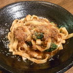 なかむら屋 - ブロッコリーのミートソース生フィットチーネ￥１２００