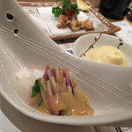 椿や - 浜防風&ウドの酢味噌和え