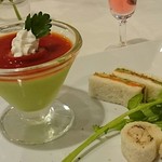 ペンションプチポワ - 2016・春メニュー  前菜・ブロッコリームース他