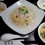 健康中華 青蓮 - 海鮮あんかけ炒飯