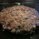 お好み焼きゆかり●すじねぎやき焼き上がり②