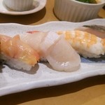廻鮮寿司 塩釜港 - レディースセットのお寿司