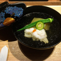 祇園 さゝ木 - 碗ものはハモ。ゆずの香りが涼しげです。お出汁も優しいお味でたまりません。