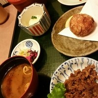 磯料理　まるけい - しんじょ揚定食　1000円