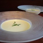 ブション・プロヴァンサル Chez AZUMA - 茶豆の冷製スープ