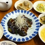 中華風食堂 HANA - 茄子の肉みそ炒め