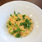 AU GAMIN DE TOKIO table - 桜エビと空豆のチーズリゾット