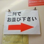 マルカンデパート大食堂 - 開店前に並びます