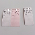 マルカンデパート大食堂 - 食券