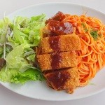 マルカンデパート大食堂 - ナポリかつ(アップ)