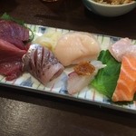 よねさん - ＜2016年6月再訪＞刺身盛り合わせ