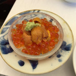 やま中・本店　鮨と日本料理　 - 雲丹とイクラ