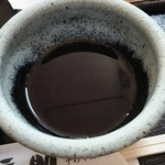 そばや 文助 - 文助天ざる 海老二本￥1450のつゆ（H28.6.7撮影）