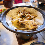 山木館 - 2015/11/1  キノコ焼き