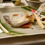 山木館 - 2015/10/31  イワナ塩焼き
