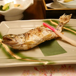 山木館 - 2016/3/12  イワナの塩焼き