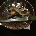 京都 吉兆 - 稚鮎の唐揚げ