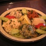 トルコ料理 Akdeniz - 前菜(野菜ペースト)の盛合せ