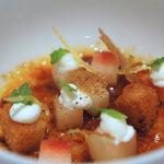 ユニッソン デ クール - フォアグラのクリームブリュレ
