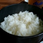 ゆうき - 唐揚げ定食のご飯は適度な量なので食いしん坊には大盛りがお勧め^^