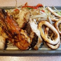 鉄板焼 東洋 - 磯焼き定食1,600円