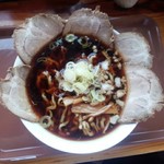 つけ麺 心心 - チャーシュー煮干し中華850円大盛100円増／平成28年6月