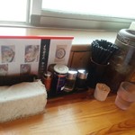 つけ麺 心心 - カウンター／平成28年6月