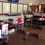 ハイジズフラワーガーデン レストラン - 店内の雰囲気　ここはワンコは通れませんよ