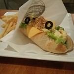 DAYBREAK　Liquor&Coffee - 2016年6月のサンド。チェダーチーズのタマゴサンド