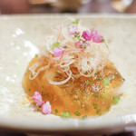 虎白 - 太刀魚刺し身とジュレ201606