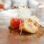 虎白 - 鯛と万願寺とうがらし201606