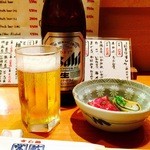 栄鮓 - 瓶ビールでスタートでしょ‼︎